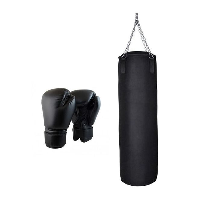 Punching Bag + Gloves Set